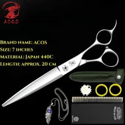 Professional Barber Scissors VG10 Steel 6.2 Inch 3D Carved Handle High-End Salon Hairdressing Sharp And Durable Cutting Tools