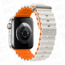 Ocean Band for Apple Watch Ultra 2 49mm 44mm 45mm 42mm 38/40/41mm silicone bracelet correa iwatch series 9 8 7 se 6 5 4 3 strap