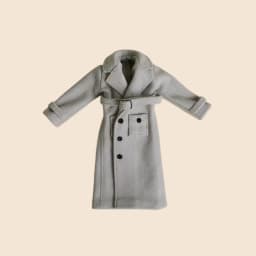 French Style Overcoat For 1/12 SNAIL SHELL romankey figure figma shf TBL ANT Mecha Girl Azone 1/12 picco neemo Doll Clothes