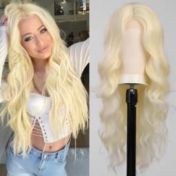 Black Long Wavy Synthetic Wig, Halloween Wig, Cosplay Wig, Role-Playing Wig, Daily Party Wig, High-Temperature Hair Accessory