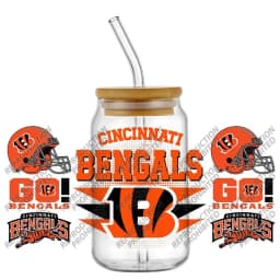 Waterproof Scratch Resistant 3D UV DTF Cup Wraps Vintage American Rugby Cold Transfer Stickers for 16oz Libbey Glass