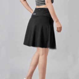 Quick Dry A-Line Skirt Running Skort Tennis Skirt Badminton Sport Shorts Casual Half-length Skirts Breathable Women's Skirt
