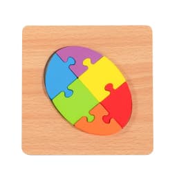 High Quality Wooden Geometric Shapes Early Cognition Puzzles Board Math Game Montessori Baby Learning Educational For Kids Toys