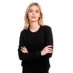 CHCH Women's Pullover Autumn Winter Casual Home Commuting Female Classic Hoodie New Fashion Bead Design Ladies Long Sleeved Tops