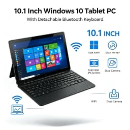 MLT10W Tablet PC 10.1 Inch 4GB RAM 32GB ROM 64-Bit WINDOWS 10 Pro Intel Celeron N4000 CPU 1280 X 800 IPS G+P