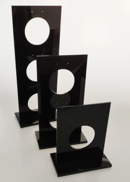 Vertical Acrylic Earring Stand Earrings Display Case Jewelry Organizer Ear Shelf Jewellery Holders