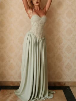 Elegant Lace Patchwork Corset Long Dress Women Halter Backless Bandage Slim Maxi Dress 2026 New Wedding Guest Evening Party Gown