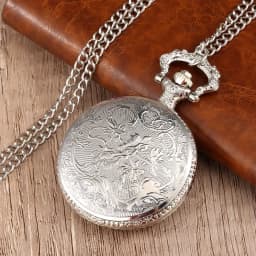 Cool Silver & Golden Masonic Freemason Freemasonry Theme Alloy Quartz Fob Pocket Watch With Necklace Chain Free Drop Shipping