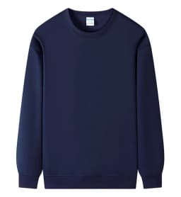 Customized Print Men Women Round-Neck Sweatshirt Loose Solid Color Classic Pullover Spring Autumn Fashion Personality Streetwear