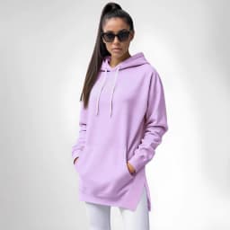 Hoodies Coats Women Solid Sweatshirts Jacket Pocket Drawstring Hooded Slight Strech Loose Casual Office Lady 2026 Spring Autumn