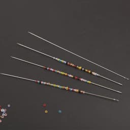 30pcs Metal Beading Needles For Beads Threading String Tambour/Jewelry Bracelet Necklace Making Pins Cord Tools Pins DIY Tool