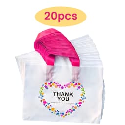 50/20pcs Gift Tote Bags - Reusable, Christmas Halloween, Store Retail, Clothes, Gifts, Shopping, Boutique, Cosmetics