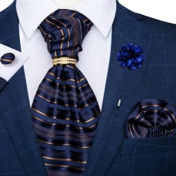Fashion Ascot Tie for Men Solid Pink Cravat Necktie Ring Brooch Set for Wedding Party Man Suit Accessories Male Scarf Gift