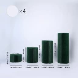 Foldable Paper Columns Display PedestalStand Cylinder Pedestal Stand Cardboard Flower Stand Dessert Table Wedding Birthday Party