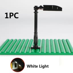 1PC DIY 1x4 Building Block Lamp Street Light Electric Decorate 1X1 LED Brick USB City Lighting