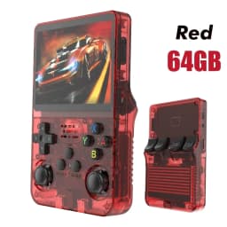 128G Open Source Video Game Console Linux System 3.5 Inch IPS Screen Orange Portable Pocket Video Player 64G 256G best Game