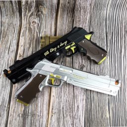 15inch PU Dante Pistol Devil May Cry 4 Ebony Ivory Anime Cosplay Prop DMC Gun Real Japanese Katana Original Pistol Gun Toy Gift