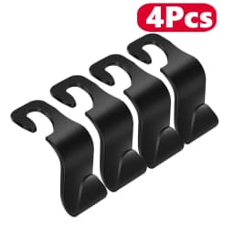Car Seat Back Hooks Trunk Organizer Vehicle Headrest Hanger Clips Durable Truck Handbag Storage Hanger Car Accessries 1/2/4Pcs