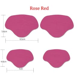 4pcs Invisible Heel Sticker Running Shoe Insoles Heel Liner Grips Protector Sticker Pad Patch Adjust Size Protect Heel Foot Care