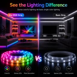 1M-40M Led Strip Lights with 44 Key Remote Control RGB Tape Led Wall Room for Home Bedroom Party Decor TV Backlight