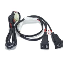For VW Golf 6 Jetta 5 MK5 Scirocco 06-12 QC3.0 Type C PD USB Quick Car Charger Socket Nondestructive Replacement Harness 12V/24