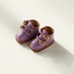 Cute Blyth Doll High Boots Double Buckle Leather Shoes Ob22 Ob24 Dolls Shoes Suitable for Licca Azones Body Doll Accessories Toy