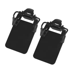 2Pcs Shooting Glasses Blinders Standard Shooting Eye Patches 180° Adjustable Glass Shields Occluder Clip Eye Patch Archery Aids