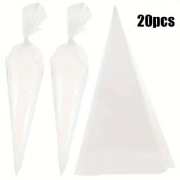100pcs/20pcs Tile Grout Masonry Mortar Bag with Molded in Tip Tear Puncture Resistant Heavy Duty,Grout Bag for Tile Installation