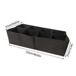 8 Grids Garden Raised Planting Bed Non-Woven Fabric Raised Garden Bed Square Garden Flower Grow Bag Vegetable Planter Pot