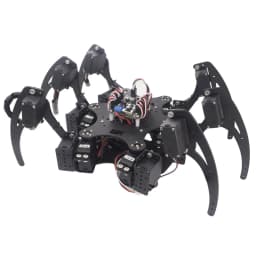 18 DOF Aluminium Hexapod Spider Bracket Six 3 DOF Legs Robot Frame Kit with Ball Bearing Fully For Programmable Robot DIY Kit