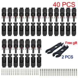 10/20/100pcs Solar Connectors 1000V 30A Solar Panel Branch PV Connectors Photovoltaic Connect Solar