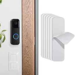 6 Pcs No Drill Doorbell Mount Double Sided Tape For Blink Battery Video Doorbell Strong Adhesion Door Bell Sticky Tape