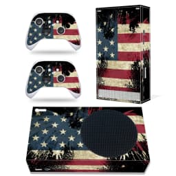For X-box Series S Console and 2 Controllers Skin Sticker Killer Design Protective Vinyl Wrap Cover Full Set Xbox Series S