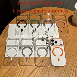 Ultra Slim Luxury Magnetic Shockproof Phone Case for iPhone 17 Air 16e 15 14 13 Pro Max for Magsafe Wireless Charge Cases Cover
