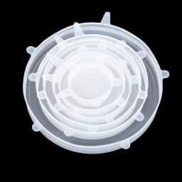 6 Pcs Silicone Cover Stretch Lids for Kitchen Microwave Food Covers Bowl Caps Elastic Silicone Lid Cap Universal Adaptable Lids
