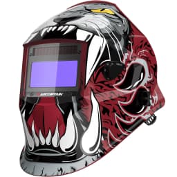 ARCCAPTAIN Welding Helmet Auto Darkening 1/1/1/1 Solar Powered 4 Arc Sensor 1/25000s Welding Hood Face Mask For MIG MAG ARC TIG