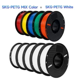 10KG/22LBS 1.75mm PETG Filament for 3D Printer Plastic Material Clogging Free Non-Toxic PETG 3D Filament Consumables for Ender 3