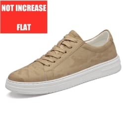 Breathable Outdoor Elevator Sneakers Men Shoes PU Leather Height Increasing Casual Shoes Walking Footwear Men Lift Sports Shoes
