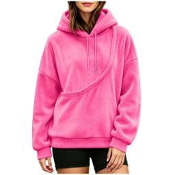Unisex Fall And Winter Casual Fleece Solid Color Pet Pocket Hooded Sweatshirt Funny Pullover Women Sweatshirt