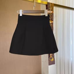 Elegant High Waist A-Line Skirt Grey Bodycon Short Skirt Anti-Light Walking Small Size Slimming New Style Commute Polyes...