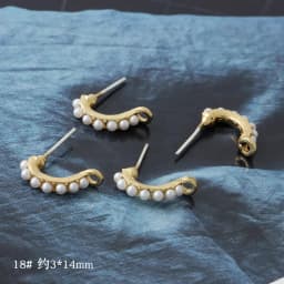10pcs Pearl Stud Earrings Settings Handmade Roun Hollow Love Heart Earrings Connectors for DIY Jewelry Making Findings
