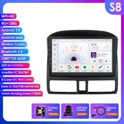 Car Intelligent Systems Carplay Android Auto Radio for Honda CR-V 2 CRV 2001-2006 AutoRadio Car Multimedia Player GPS Stereo DSP