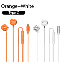 Wired Headphones For ios Android In Ear Earphones HiFi Surround Sound USB Type C Music Gaming Earplugs For iPhone 17 Pro Samsung