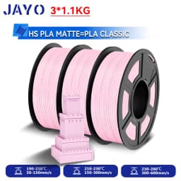 JAYO 3.3KG High Speed Matte  PLA=PLA Classic Filament 1.75mm 30mm/s - 600mm/s Print Range High Flow Speedy PLA Printer Filament