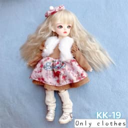 1/6 Bjd DOLL Clothes 30cm Toys Accessories New Style Wear Plaid Skirt Fashion Dress Up With Headwear For Girl Princess Dress