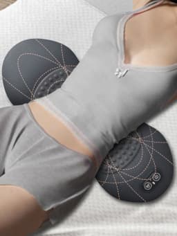 Okayso 3 in 1 Lumbar Support Pillow Adjustable Height Back Massager Waist Pillow with Heat Memory Foam Back Pillow