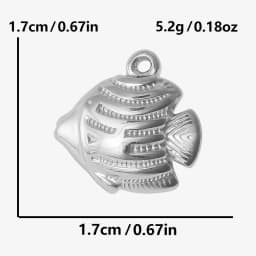 6Pcs/Lot Stainless Steel Round Vortex Sea Conch Shell Charms Spiral Swirl Pendant подвески For Jewelry Findings Accessories