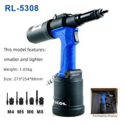 Pneumatic Rivet Nut Gun Industrial Automatic Hydraulic Pull Rivet Nut Tool Pneumatic Riveting Gun Set M3-M12