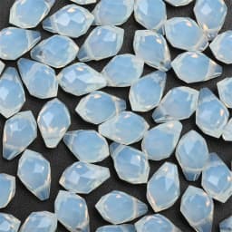 Austrian Crystal Teardrop Glass Beads 50pcs Briolette Waterdrop Pendant Loose Beads for Jewelry Making Bracelet DIY