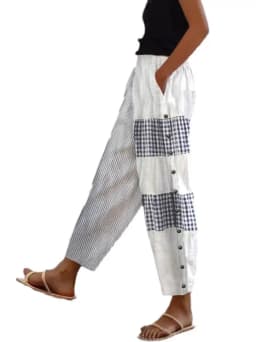 Ladies New Hot Plus Size Printed Simple Roll-up Casual Pants Streetwear Women PantsNine-minute Pants Breathable CoolSummer